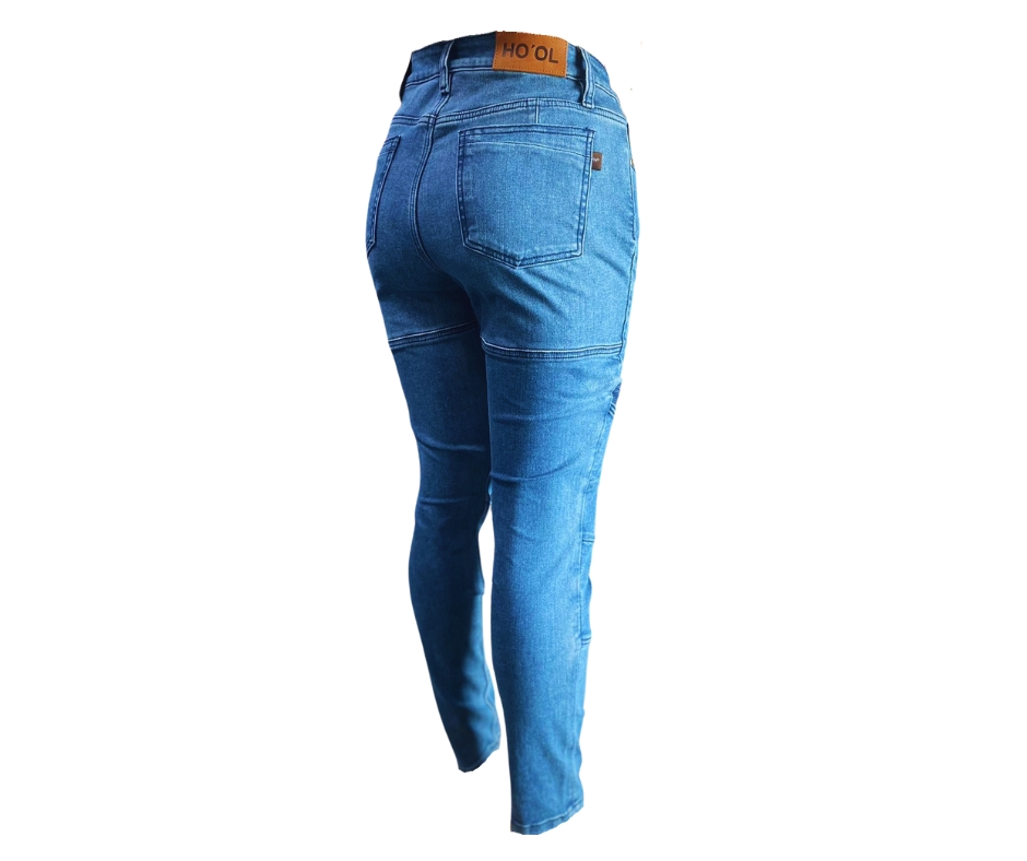 Jeans Dama con Aramida Azul