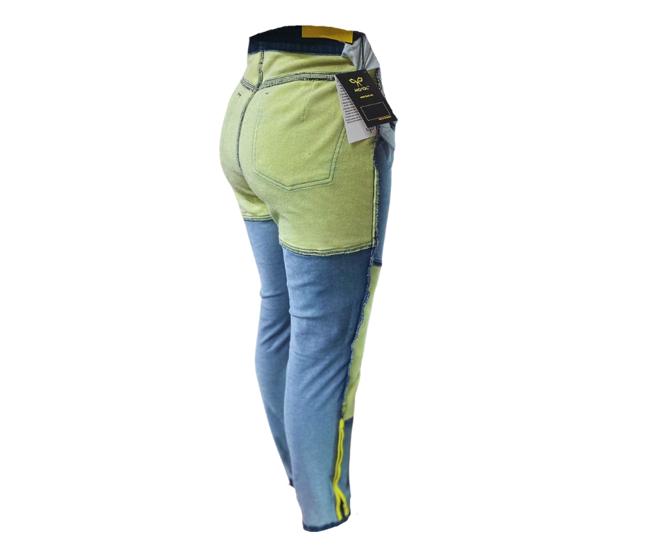 Jeans Dama con Aramida Azul