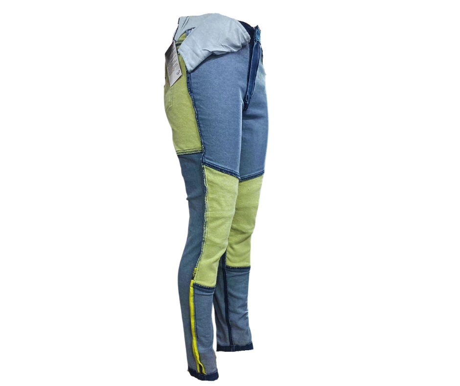 Jeans Dama con Aramida Azul