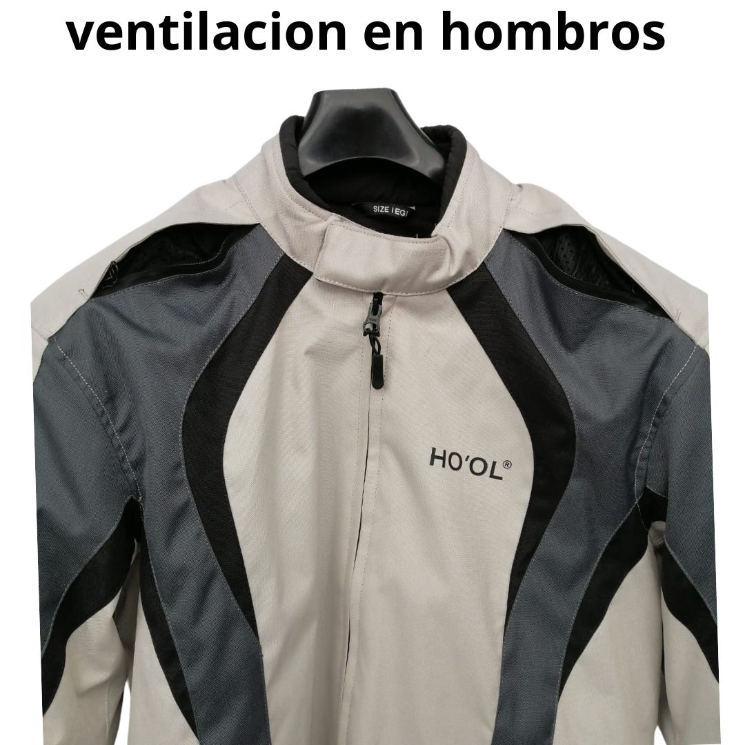 Chamarra Corta Gris