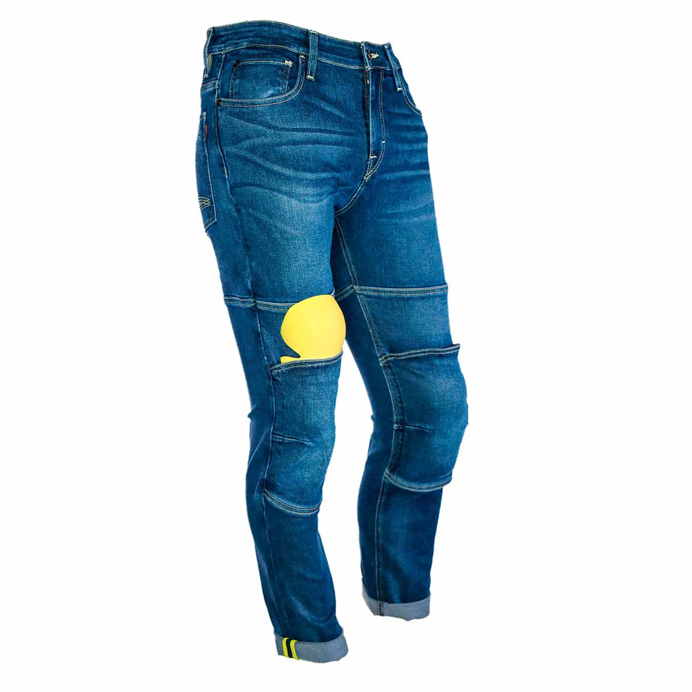 Jeans Caballero con Aramida Regular Azul