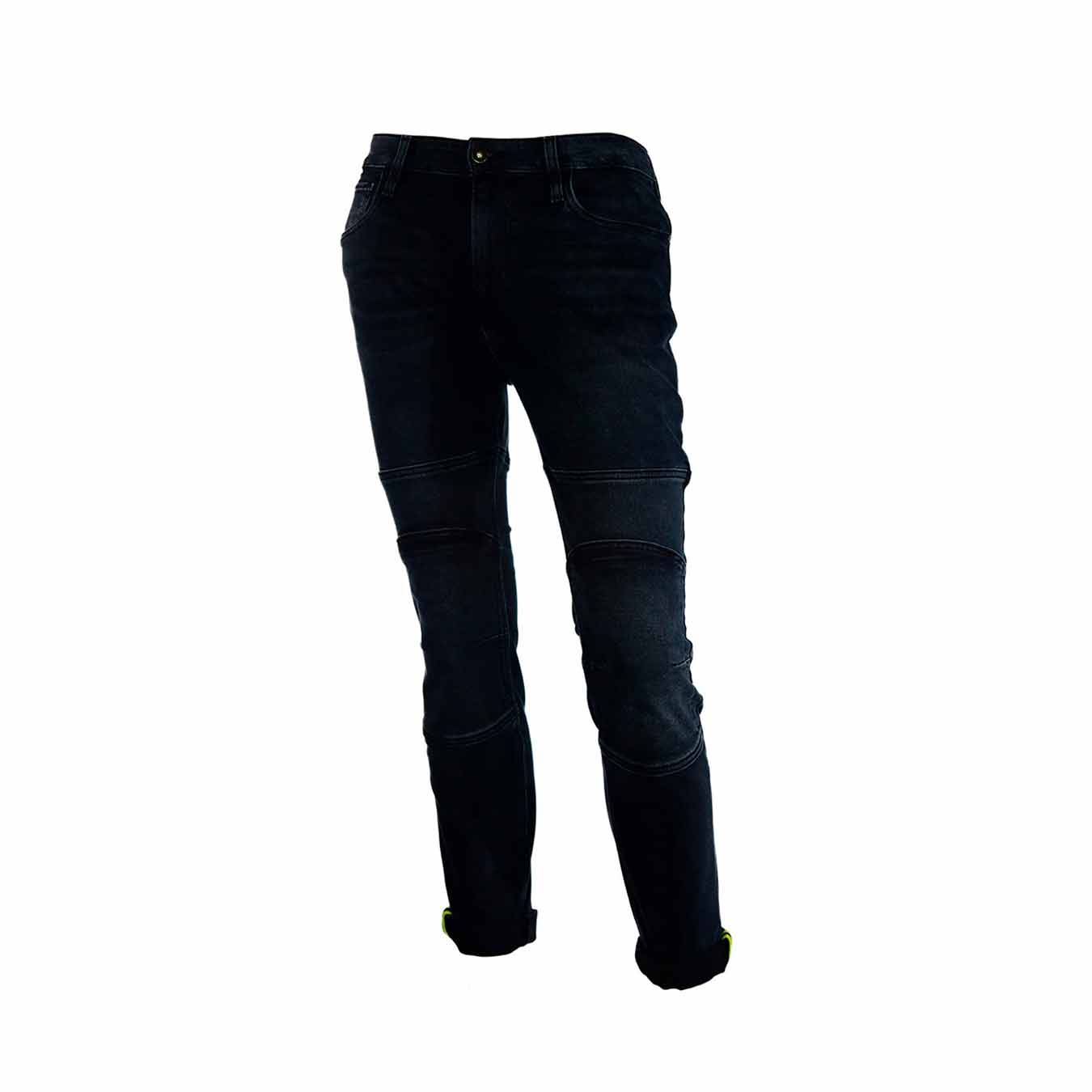 Jeans Caballero con Aramida Regular Negro
