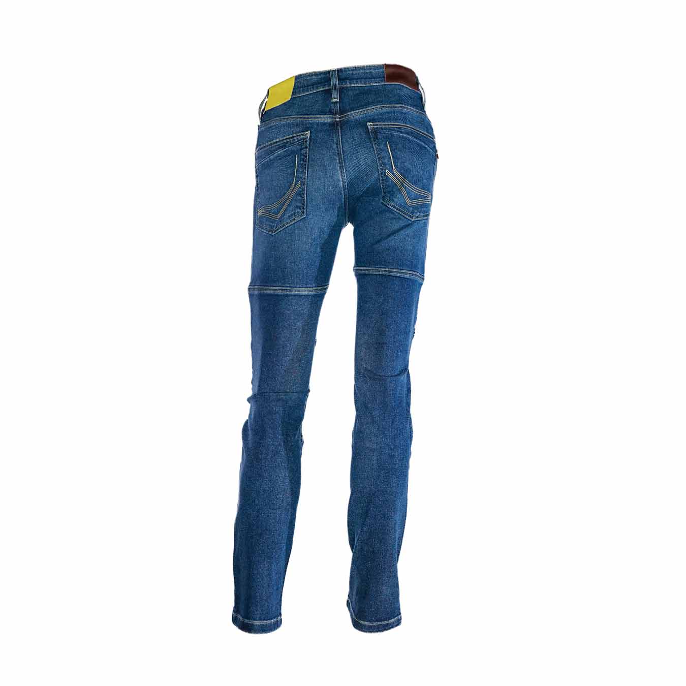 Jeans Caballero con Aramida Slim Azul